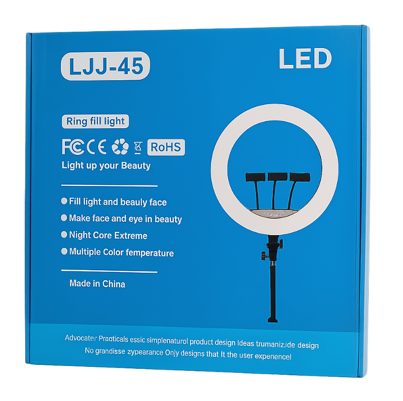 Aro Luz Led Fotografía 45 Cm De Diámetro Con Tripode