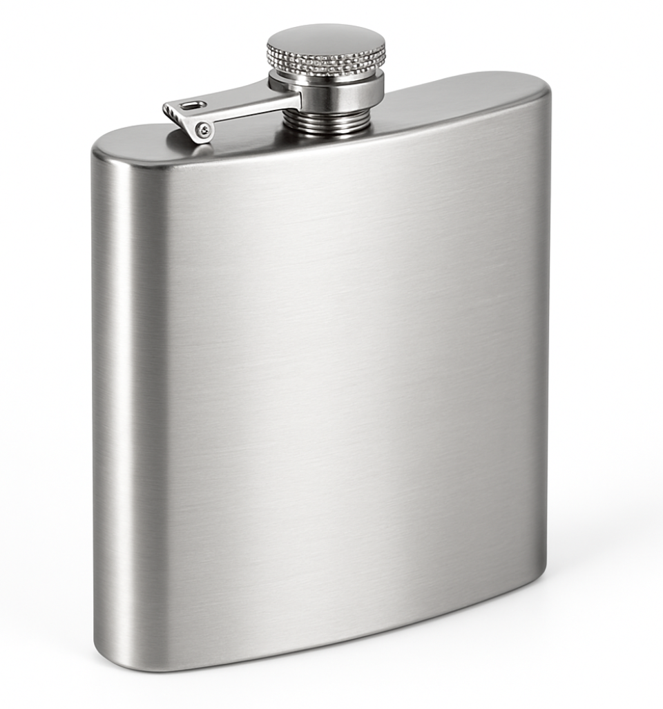 Licorera Whiskera Petaca De Acero Inoxidable 8 Oz