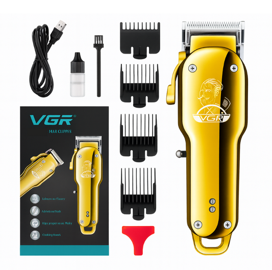 Máquina Afeitar Electrica Rasuradora Barbera Vgr V-678