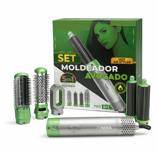 Secador Cepillo Eléctrico 5 En 1 Moldeador Provnovam