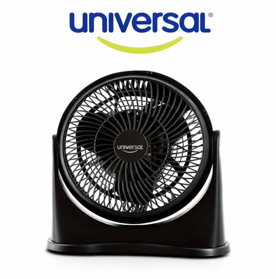Ventilador de Mesa Universal 8" Negro