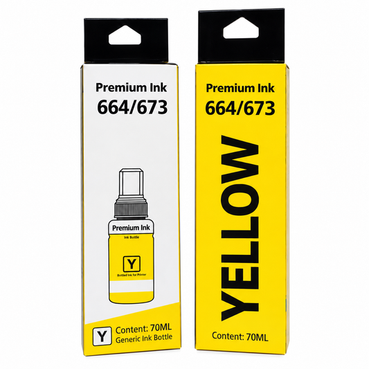 Tinta Genérica Compatible Con Epson 644-673 Amarilla 70ml
