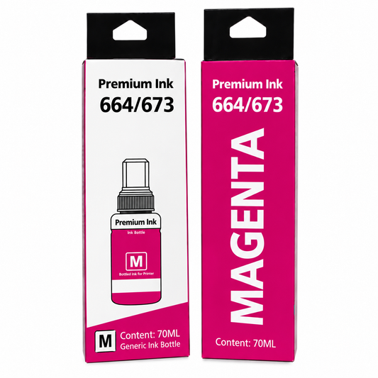 Tinta Genérica Compatible Con Epson 644-673 Magenta 70ml
