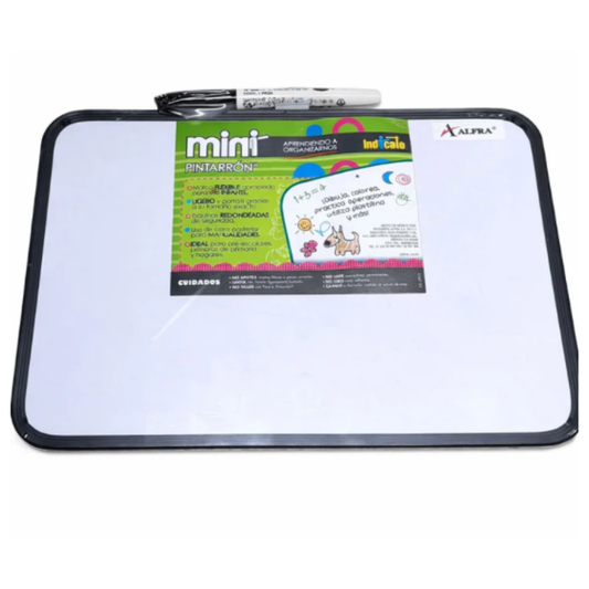 Tablero Mini 20 X 30cm Con Marcador Borrable