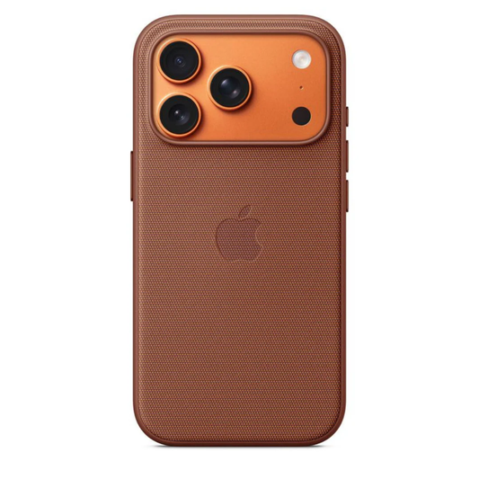 Estuche Iphone 17 Pro Max Cuerina Cafe
