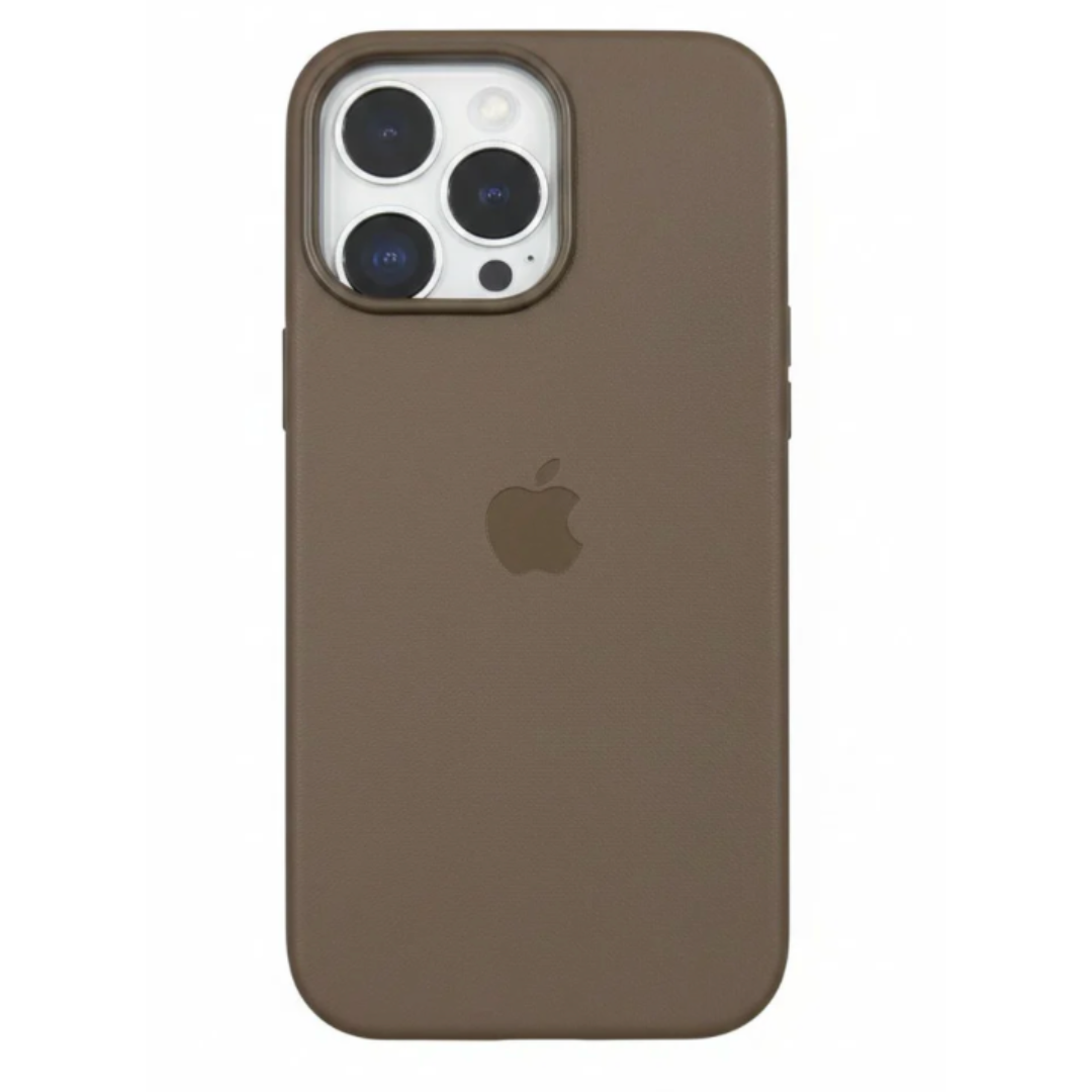 Estuche Iphone 16 Pro Max Cuerina Cafe Con Magsafe