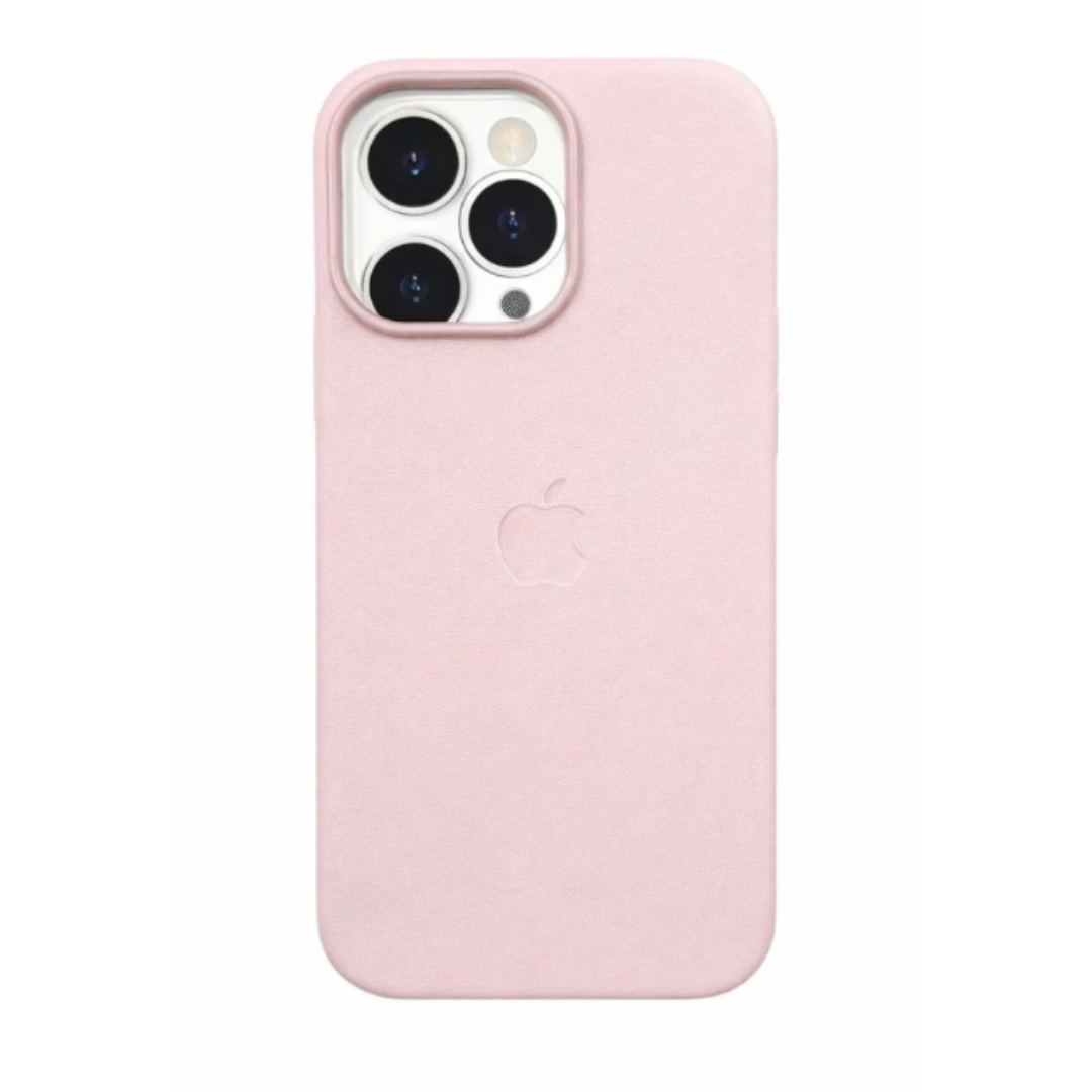 Estuche Iphone 16 Pro Max Cuerina Rosado Con Magsafe