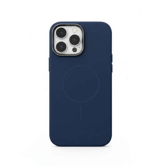 Estuche Iphone 16 Pro Max Premium Magsafe Con Protección De Cámara Azul Oscuro
