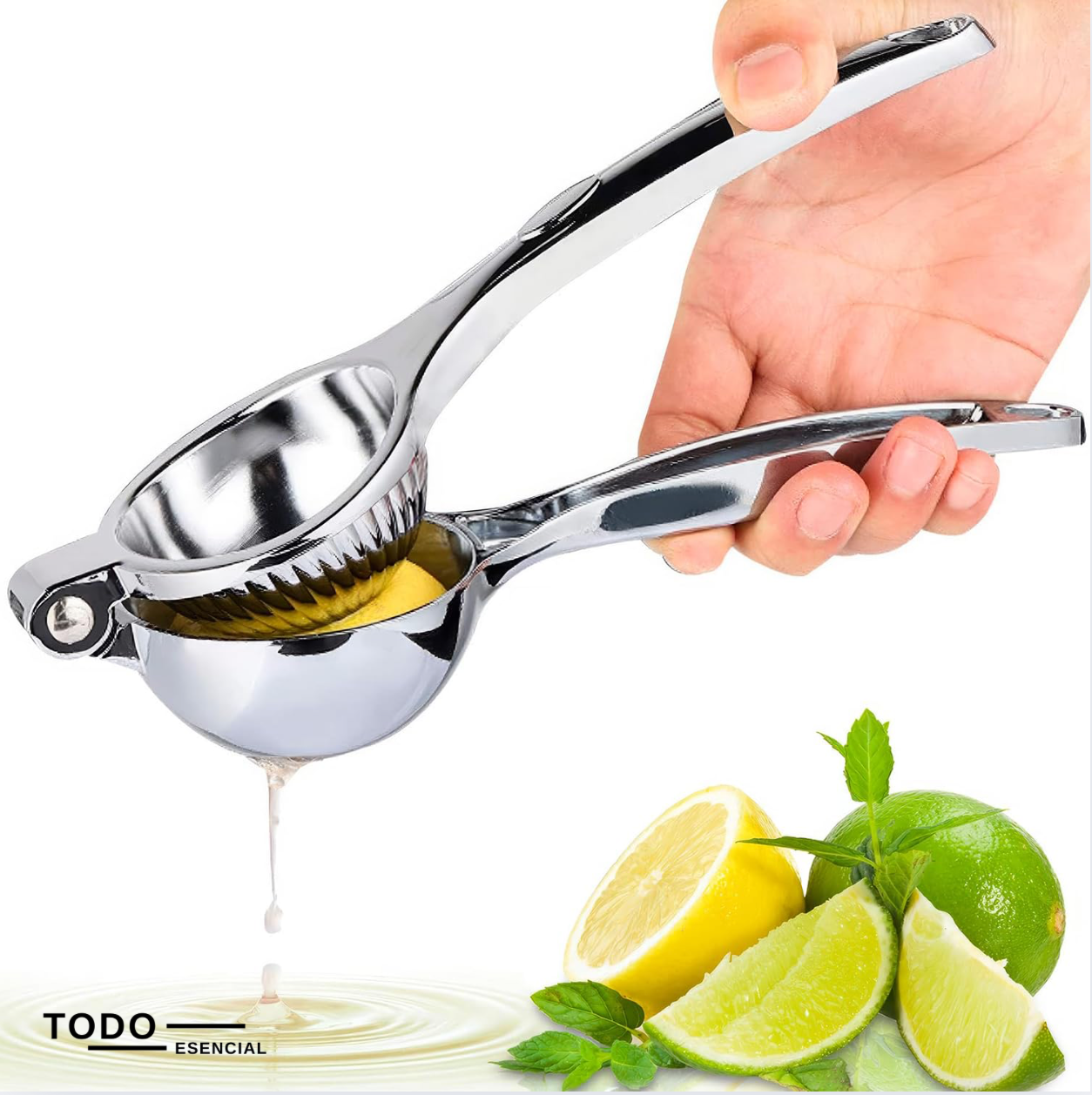 Exprimidor limón acero inoxidable