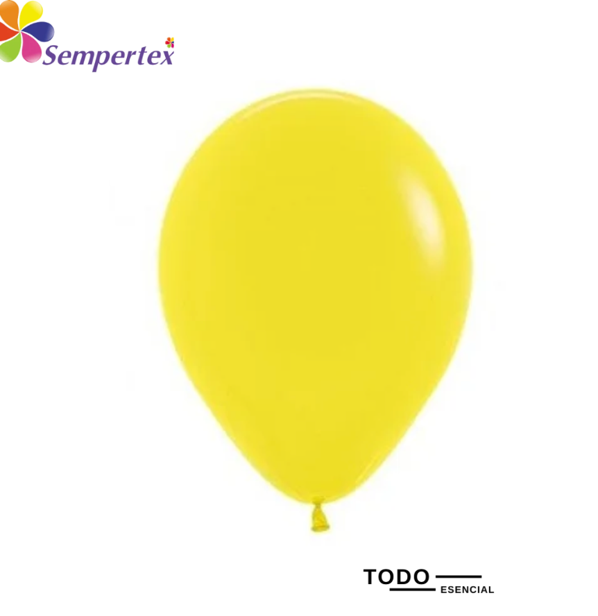 Globos Sempertex Bombas 50 Unidades Fashion Amarillo