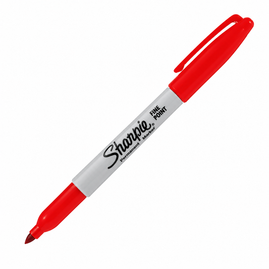 Marcador Sharpie Punta Delgada Rojo