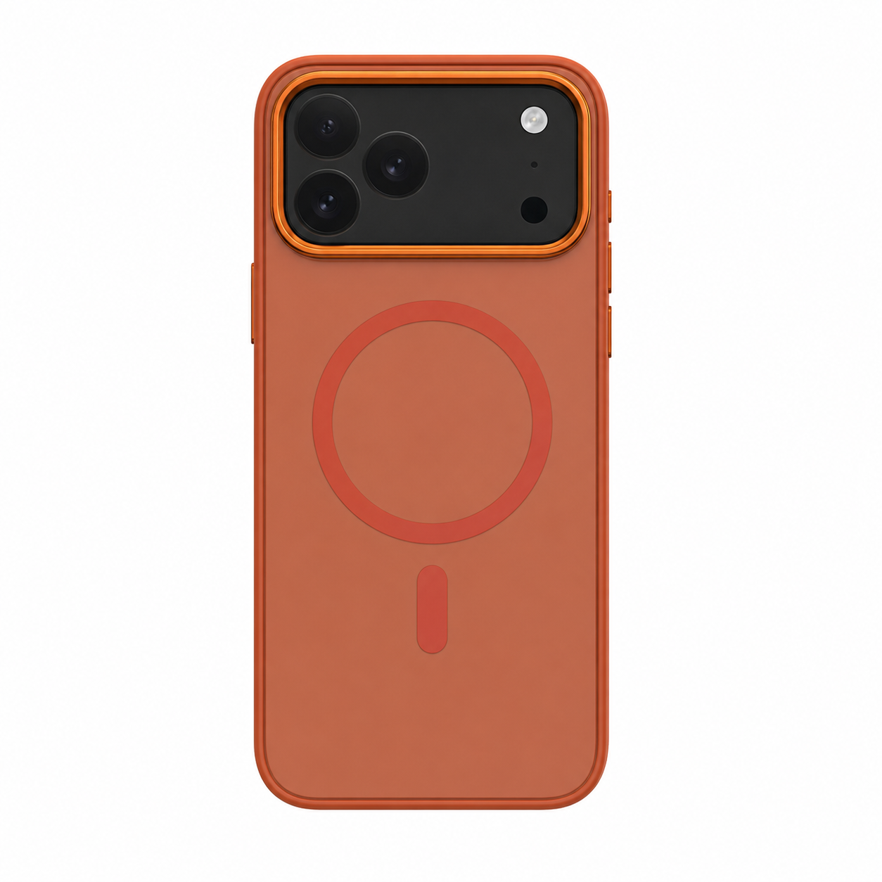 Estuche IPhone 17 Pro Naranja MagSafe con Borde