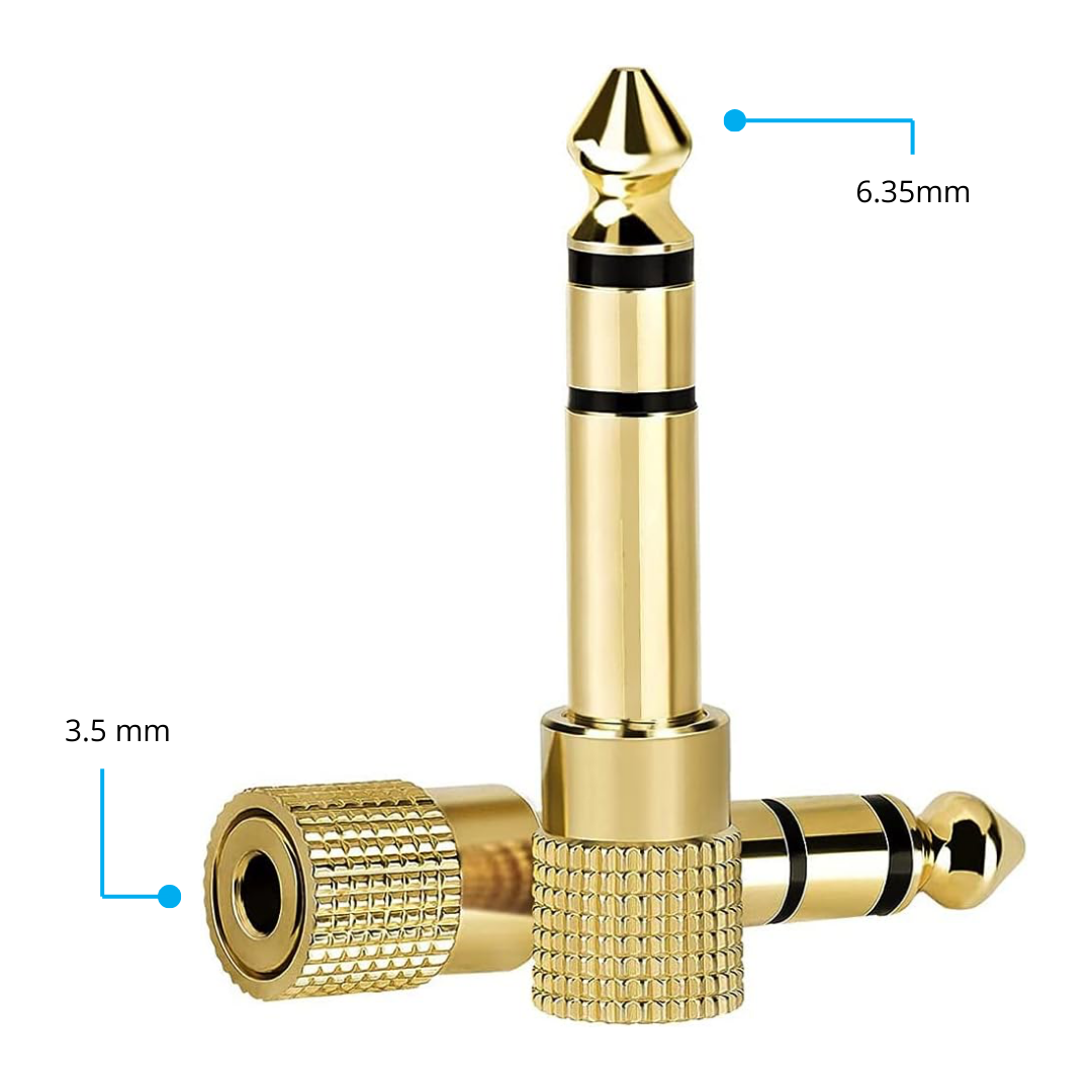 Adaptador Convertidor De Audio Jack 3.5mm A 6.5mm