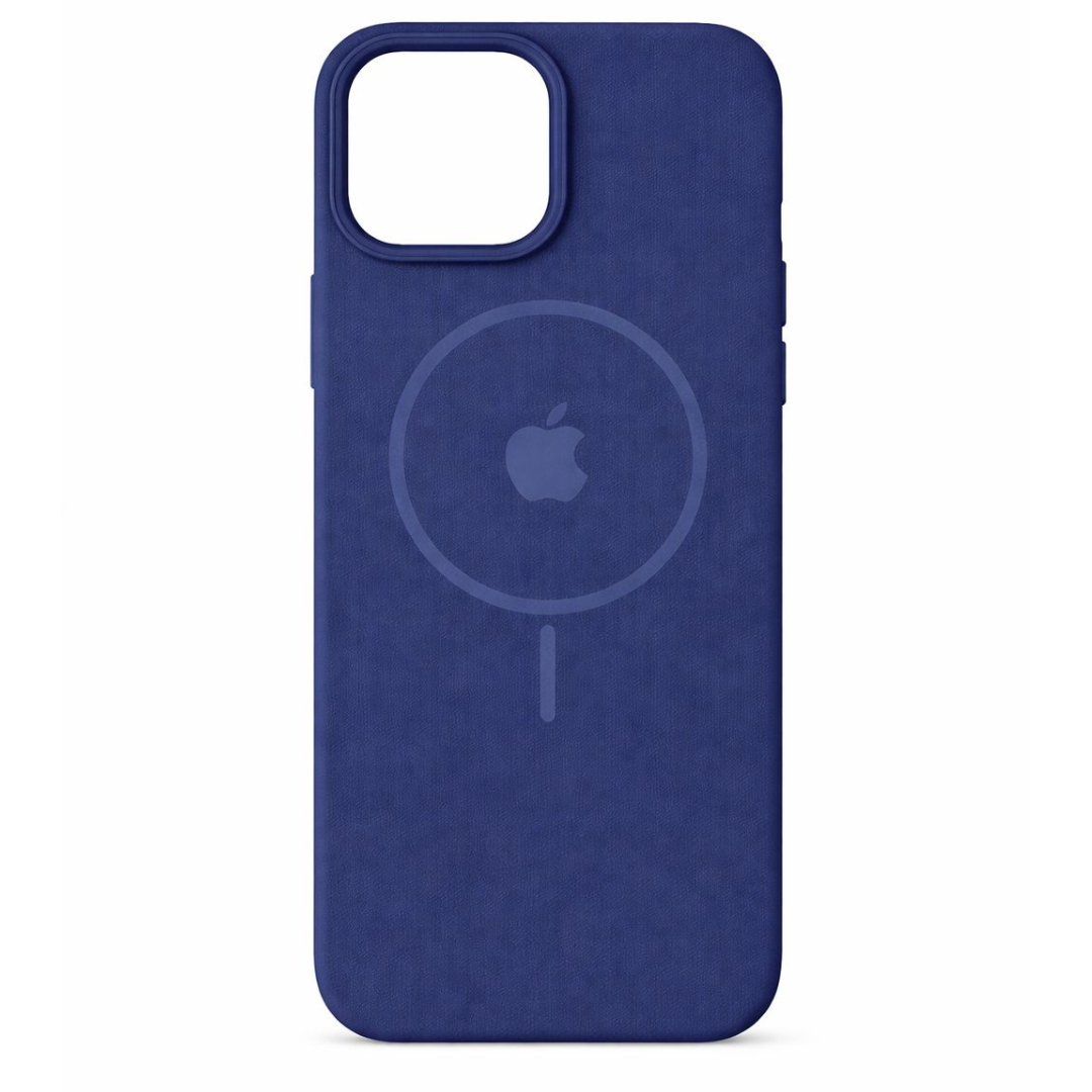 Estuche Silicona Magsafe Iphone 16 Pro Max Azul Oscuro