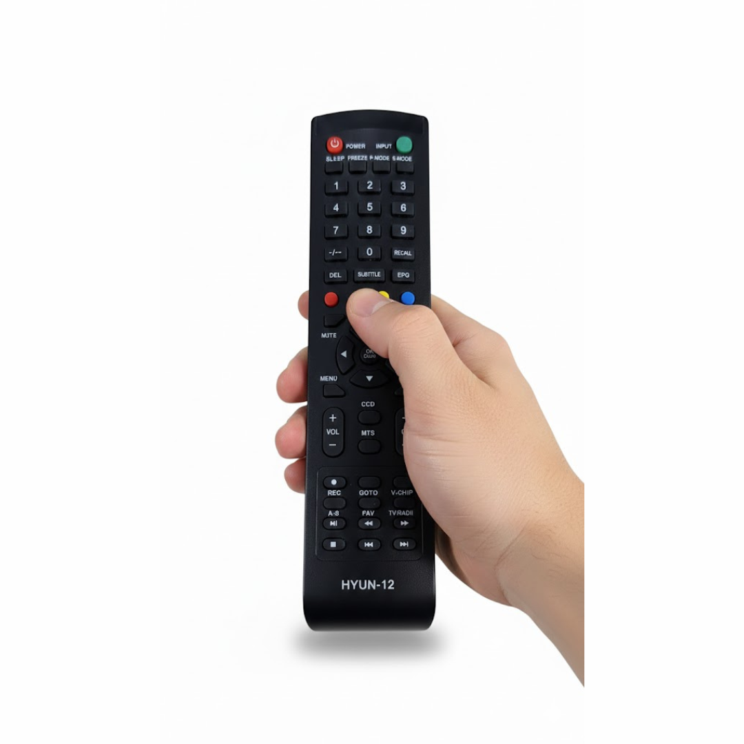 Control Remoto Tv Hyundai LCD Genérico Con Pilas