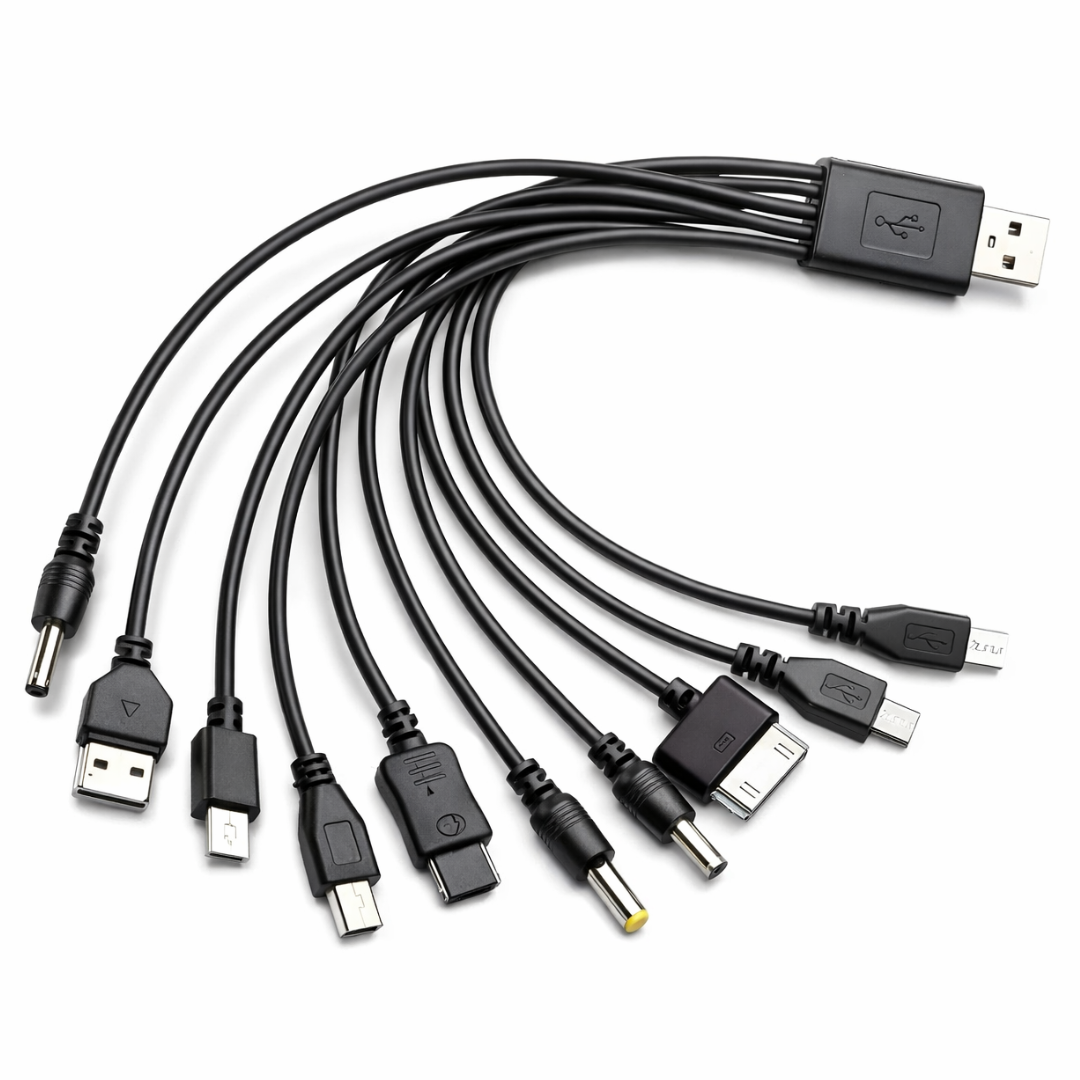 Cable De Carga Usb 10 En 1 Para Dispositivos Móviles