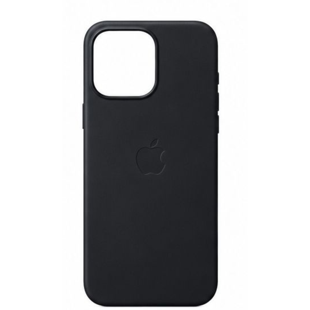 Estuche Iphone 16 Pro Max Cuerina Negro Con Magsafe