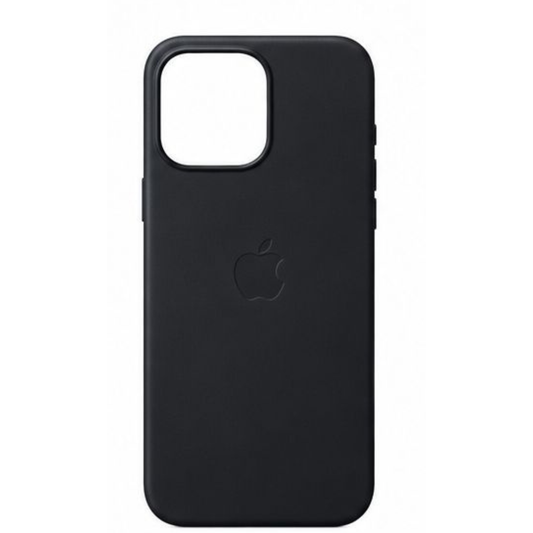 Estuche Iphone 15 Pro Max Cuerina Negro Con Magsafe