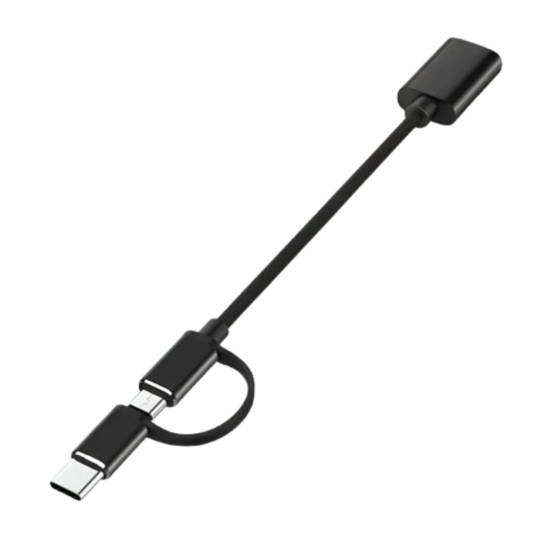 Adaptador Convertidor Usb A Tipo C Y Micro Usb