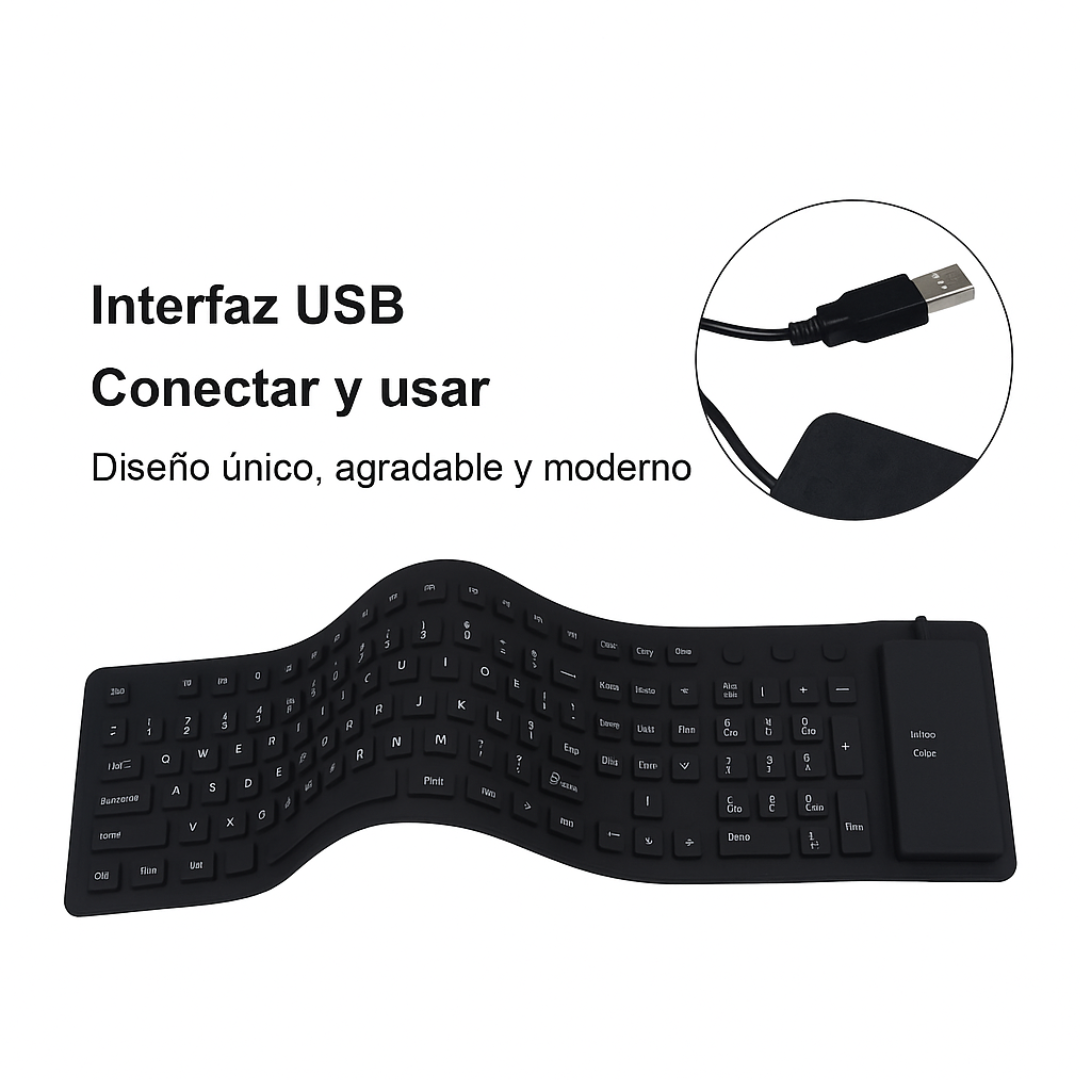 Teclado Flexible Usb