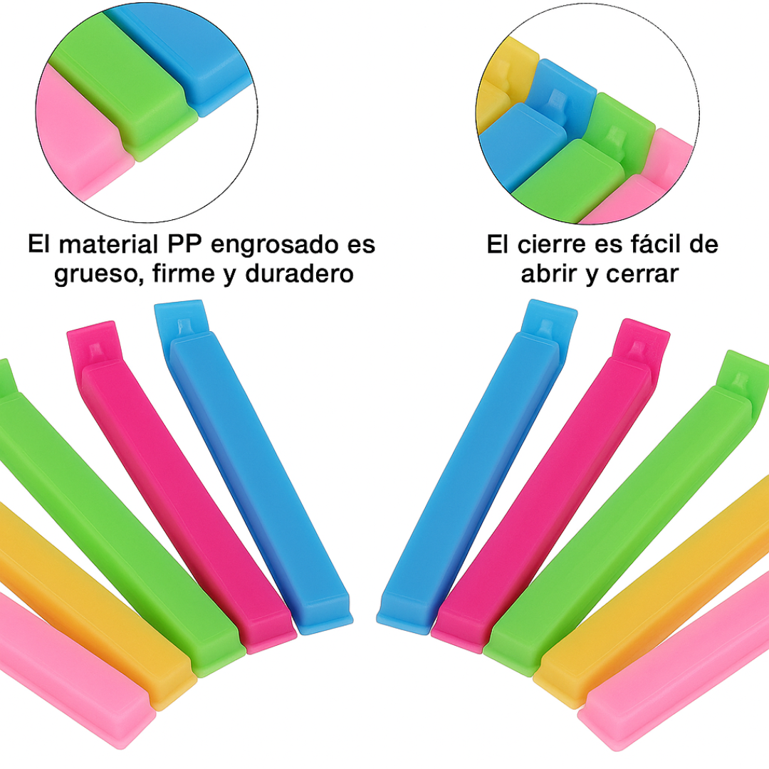 Clip Para Bolsas Cocina X10