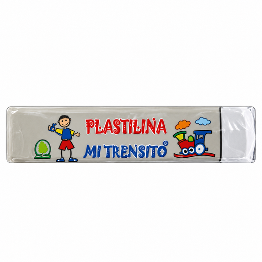 Plastilina En Barra Color Gris
