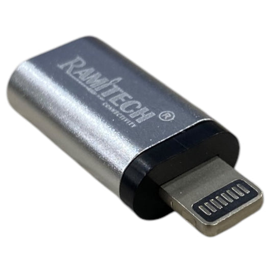Adaptador OTG plteado vista frontal