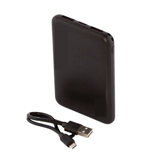 Bateria Externa Power Bank 5000 mAh Negro