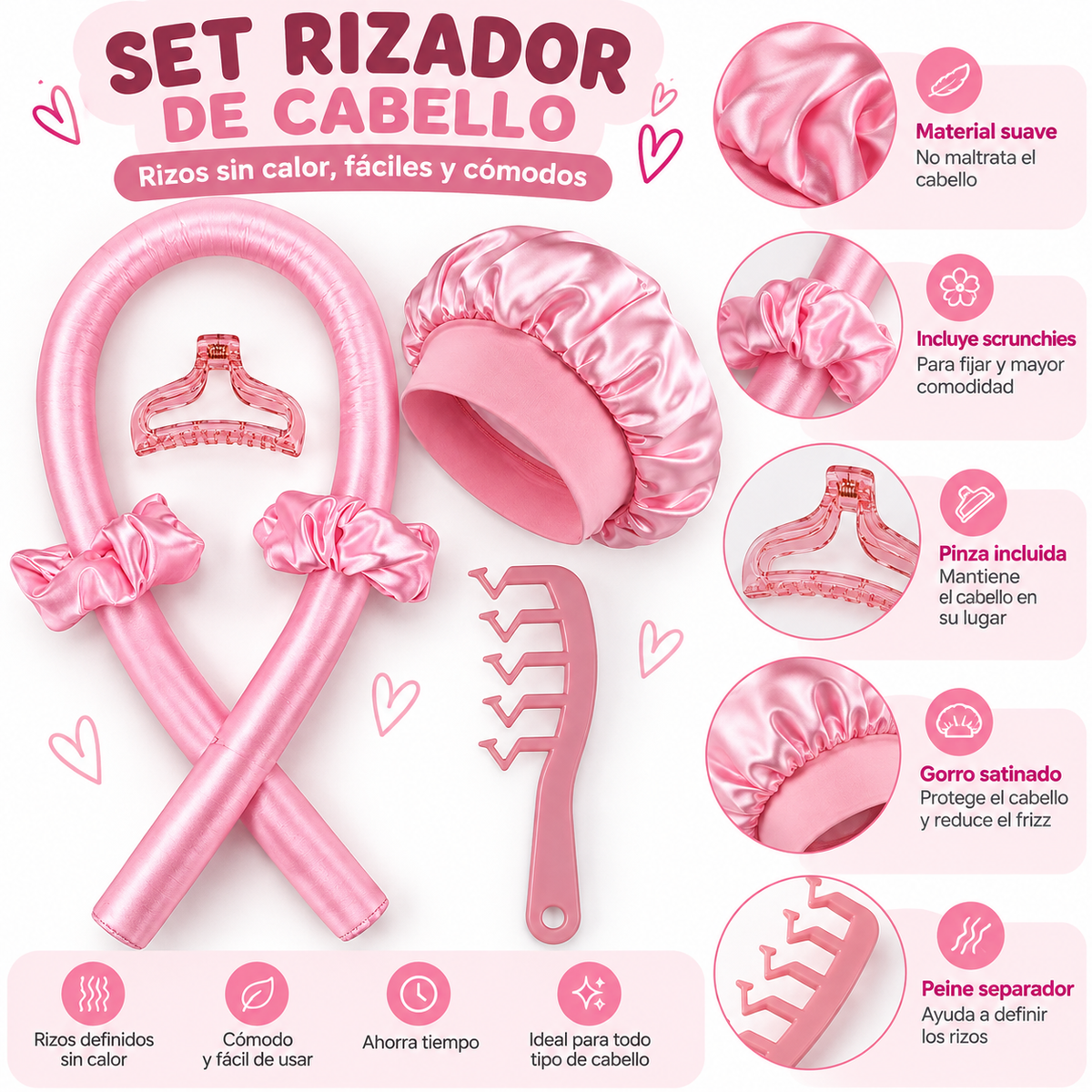 Set Rizos Sin Calor