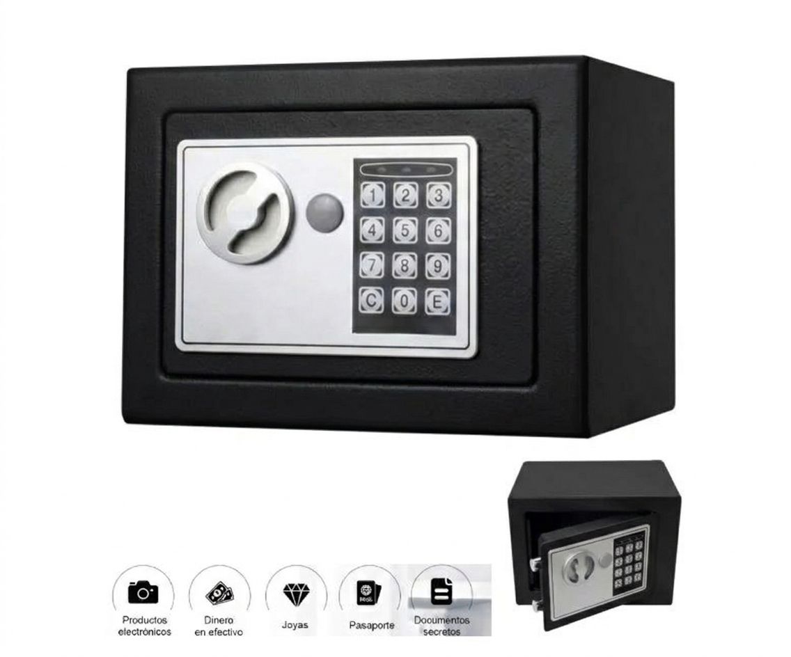 Caja fuerte de seguridad Digital con Llave