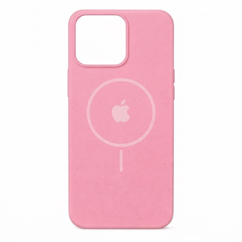 Estuche Silicona Magsafe Iphone 16 Pro Max Rosado