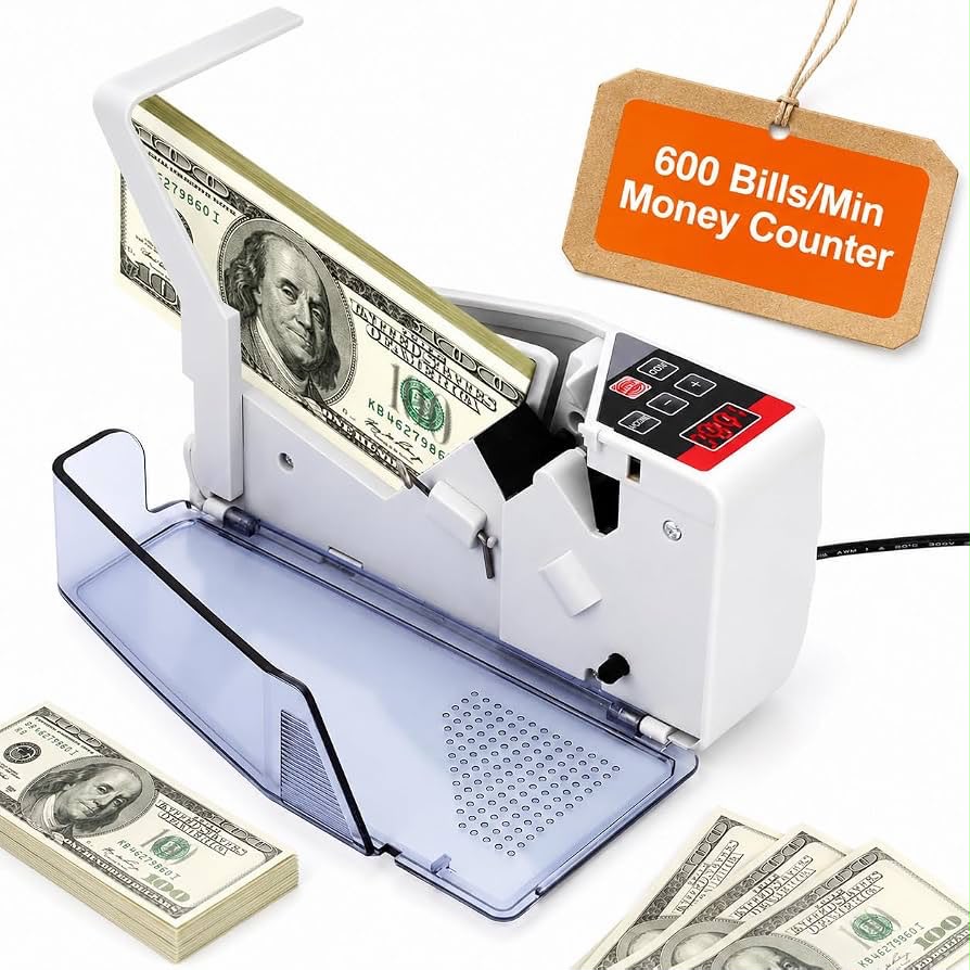 Contador De Billetes Portátil Detector De Billetes Falsos
