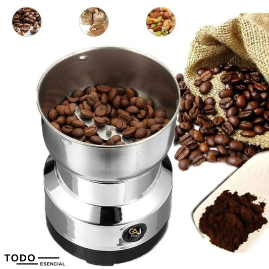 Molino De Cafe Eléctrico De Acero Inoxidable