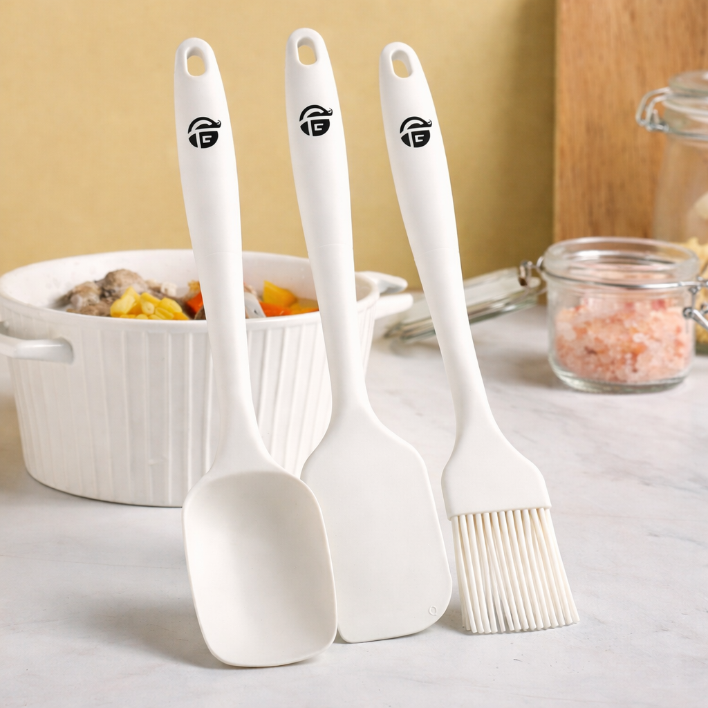 Set Utensilios de Cocina x3 Silicona